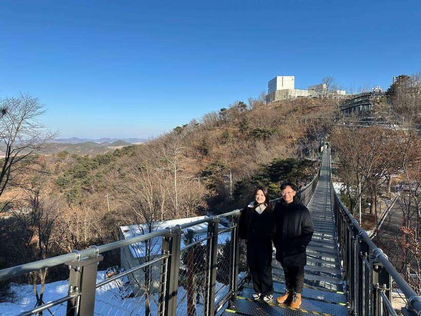 From Seoul: Aegibong Starbucks Observatory & DMZ View - Jogang Observatory: 1.4 km away, with photo-stop energy