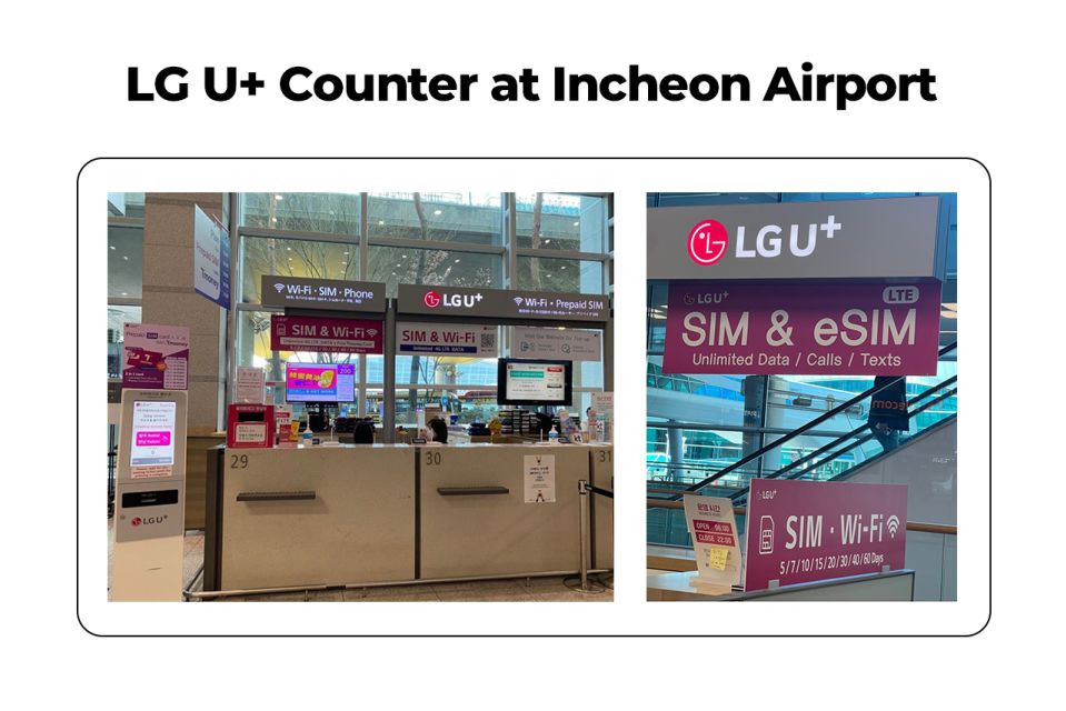 Incheon Airport: Traveler SIM & T-money Transportation Card - Quick hits