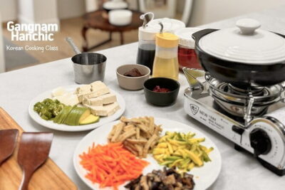 Korean Home Style Cooking Class in Gangnam Seoul - Hands-on cooking with your own pan and knife