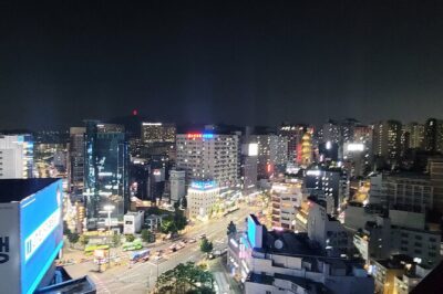 Seoul Food n Night view with Local Korean BBQ dinner Hongdae st. - Gwanghwamun Square at night: your Seoul “north star”
