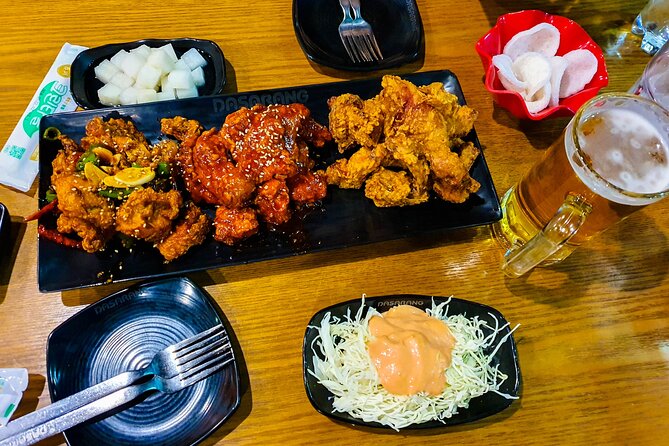 Seoul: Korean Chicken & Beer Night Tour with Local Hidden Gems - Mangwon Market at Night: The Taste of Local Seoul Without the Tourist Noise