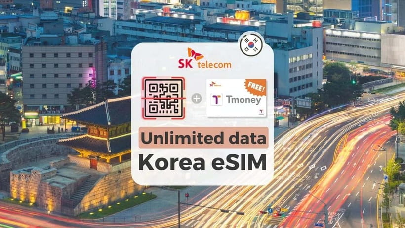 South Korea: Unlimited Data and Voice eSIM - Unlimited 4G LTE eSIM in South Korea: what you really get