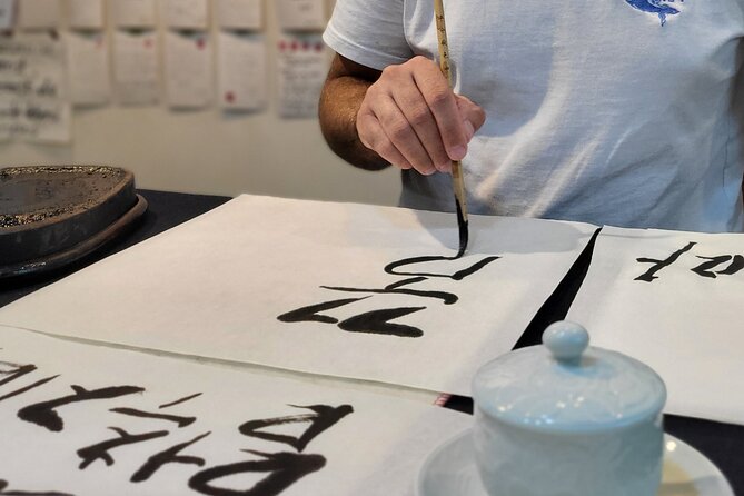 Write a Meaningful Korean Calligraphy Scroll in Insadong - The final scroll: stamps, tea, and a keepsake you can frame